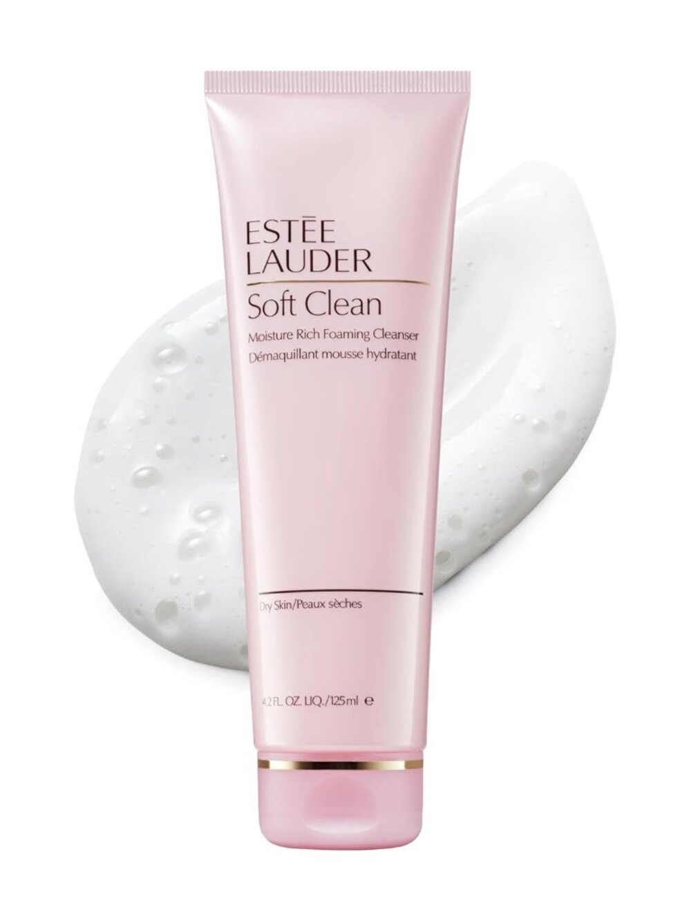 Estée Lauder Soft Clean Moisture Rich Foaming Face Wash Cleanser, 4.2 Ounce
